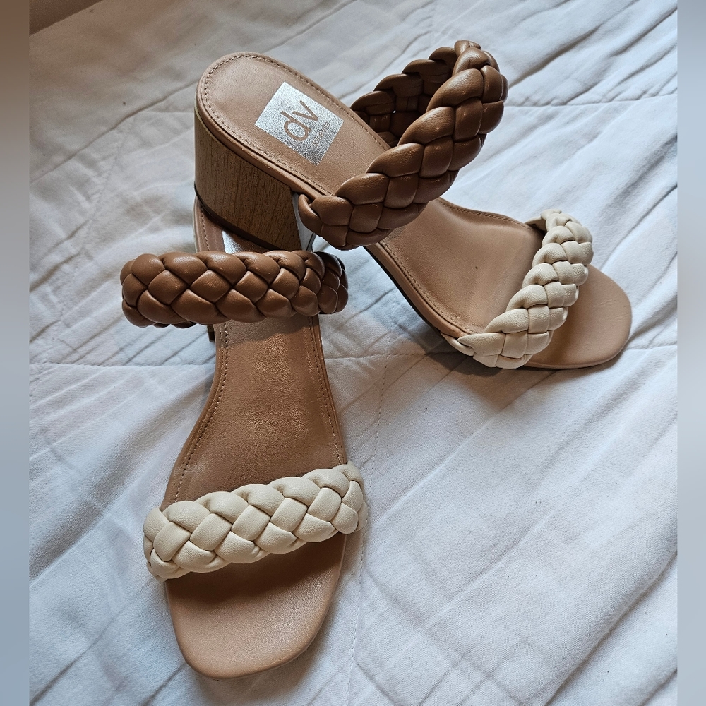 DV Dolce Vita Bicolor Heeled Sandals Size 7